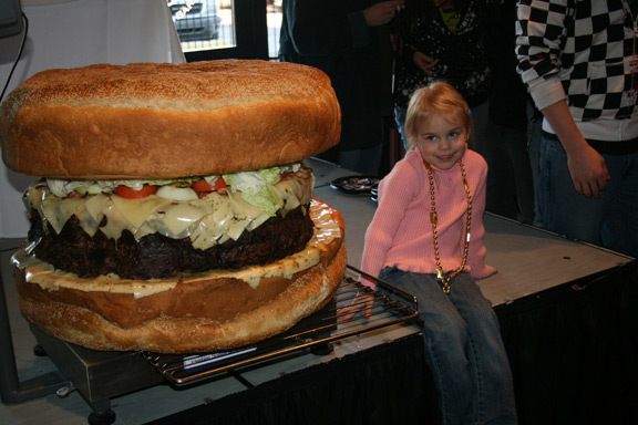 world record burger -- largest