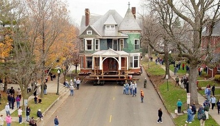 house being moved