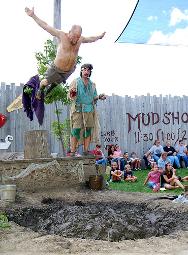 mud jumping contest
