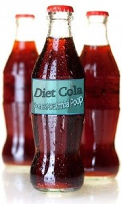 diet cola - now with more artificial poop